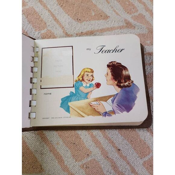 Vintage 1955 School Memories Autograph Book Baltimore Maryland - Picture 7 of 10